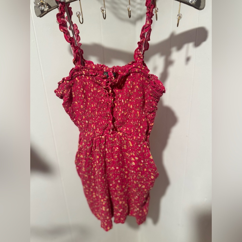 Floral Pink romper